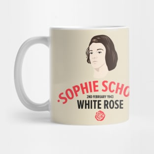 Sophie Scholl - The White Rose Resistance Heroine Mug